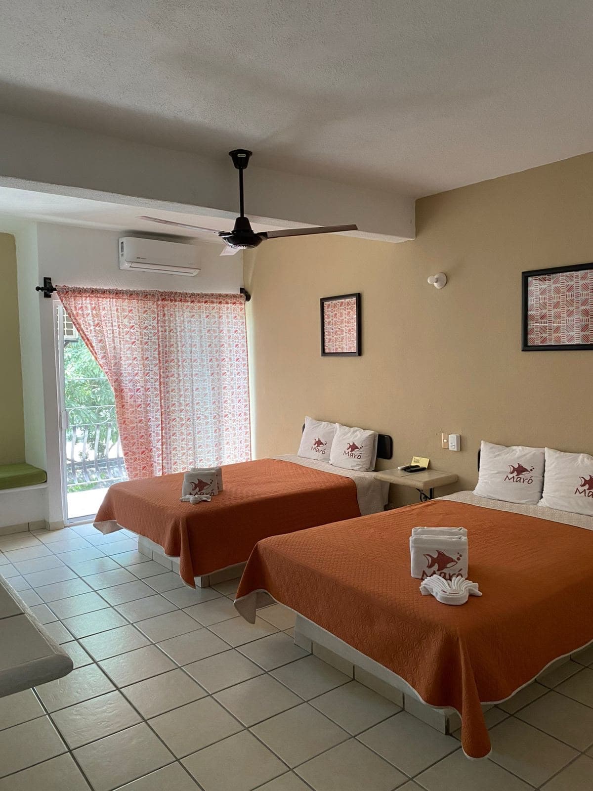 Habitación del Hotel Maró